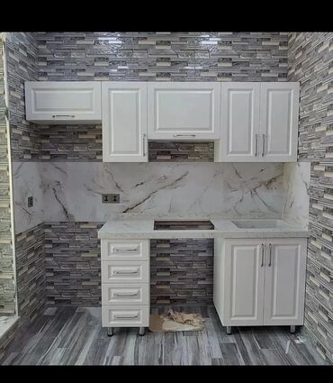 Sifarişlə mətbəx mebeli: Sifarişlə mətbəx dəsti, MDF — 13