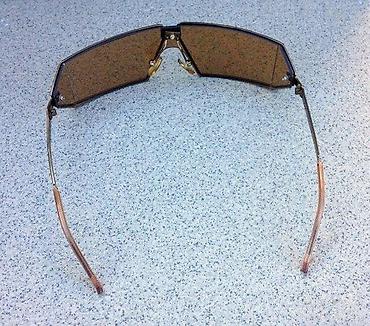 Naočare: Futuristic Geometric naočare za sunce. Italian design. Futuristic — 5