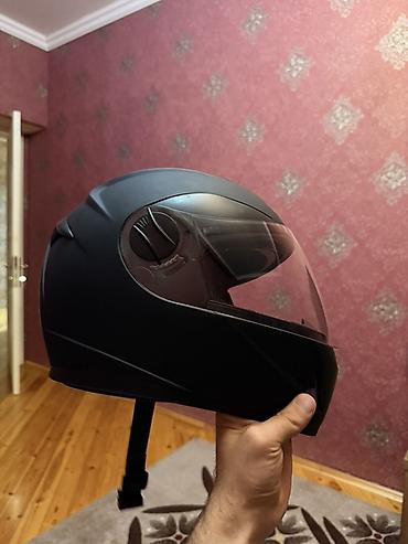 full face kask: DFG tam üzlü motosiklet dəbilqəsi qolluq dizlik üstündə hədiyyə — 3