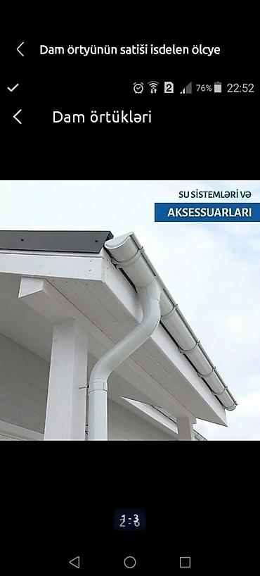 Profnastil: Dam örtyünün su borso virsek xamut ve aksusarlari her reg var bir başa — 3