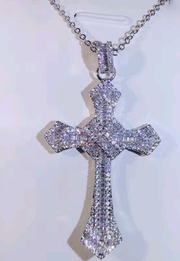 nakit od srebra: Pendant necklace, Material: Crystal at lalafo.rs nakit od srebra: Pendant necklace, Material: Crystal