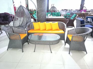 Bağ divan və kreslo dəstləri: Yeni, 2 kreslo, Divan, Metal, Azərbaycan — 10