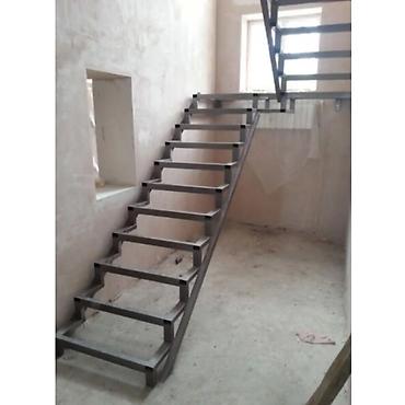 Обшивка лестниц: Каркас лестницы из металла. двойной косоур. обшивка из дерева. стаж 20 — 1