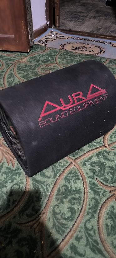 Автоэлектроника: Сабвуфер AURA Sound Equipment в корпусе «бочонок» (активный) - — 2