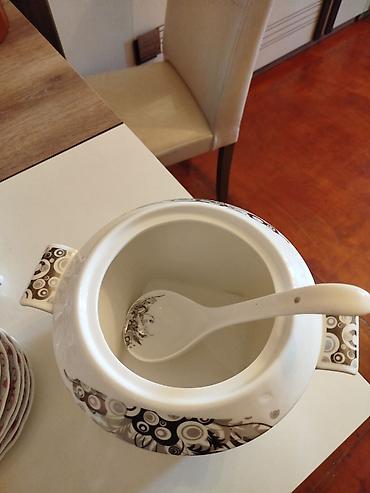 piti qabı: Sup qabları, 1 əd, rəng - Ağ, Farfor — 3