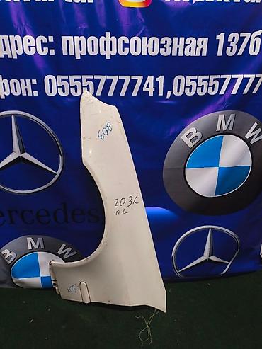 2003: Крыло Переднее левое Mercedes-Benz, 2003 г., Б/у, Оригинал — 1