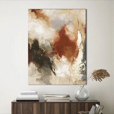 Dizayn, layihə: Modern. Abstrakt janr. Tək tablo. Müasir interyerdə mütləqdir, çünki — 7