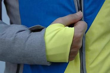 Zimske jakne: Ženska/zimska jakna sa kapuljačom – višebojna - Dizajn: geometrijski — 13