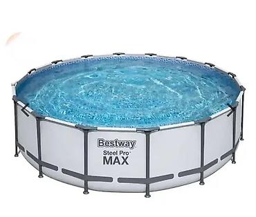 slikar tapi: Bestway Steel Pro MAX – montažni okrugli bazen sa metalnom — 1