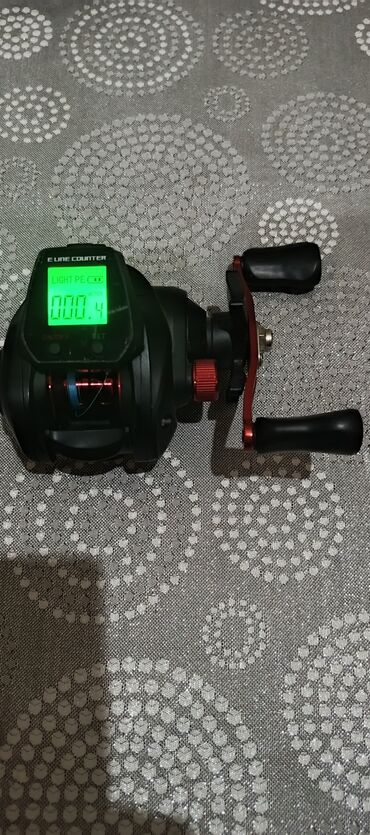 baliq tutmaq ucun qarmaq: Tilov carxi elektron məsafə ölçür 7+4+1 çəkmə gücü 10 kq leska