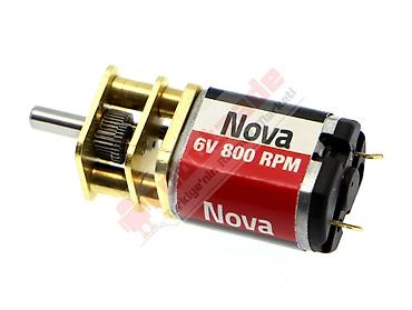 Ötürücü qutuların detalları: Nova 6V 800 RPM DC Motor – Mini Sumo Robot Motoru - Kateqoriya — 4