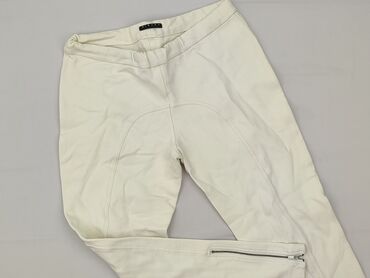 legginsy sznurowane: Material trousers for women, size S (EU 36)