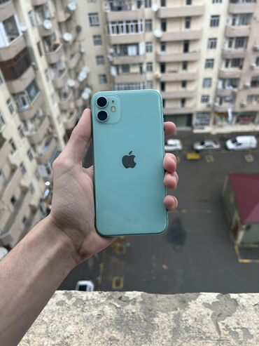 Apple iPhone: IPhone 11, 128 GB, Alpine Green, Simsiz şarj, Face ID