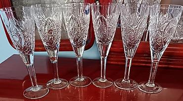 Digər süfrə qabları: Kolleksiya şüşə/xrustal qablar toplusu hamısı rus xurustalıdı. - 6 — 9