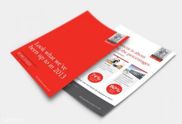 banner capı: Flayerlər daxili vizitkalar böyük və kiçik ölçüde reklamalar Çöl — 1