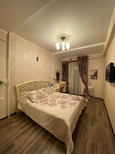 дом квартира жалал абад: 3 комнаты, 106 м², Элитка, 6 этаж, Евроремонт
