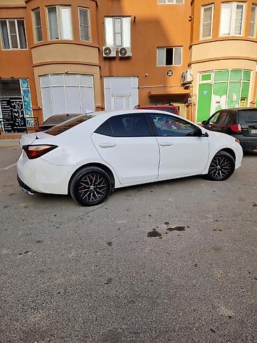 corolla 2006: Toyota Corolla, ağ rəng,sedan gövdə. I - Nömrə nişanı: 99-KY-573 — 3