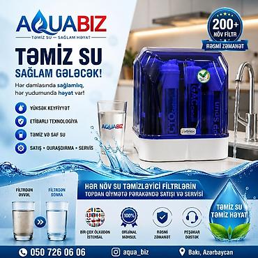 QİYMƏTLƏR 220 manatdan başlayır. 💧 TƏMİZ SU — SAĞLAM GƏLƏCƏK! 💧
