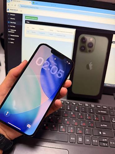 куплю акумлятор: IPhone 13 Pro, Б/у, 128 ГБ, Alpine Green, Коробка, 71 % — 5