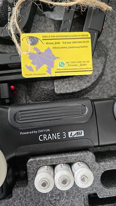 mini dv kamera: Zhiyun Crane 3 LAB PRO professional kamera stabilizatoru. Bu — 2