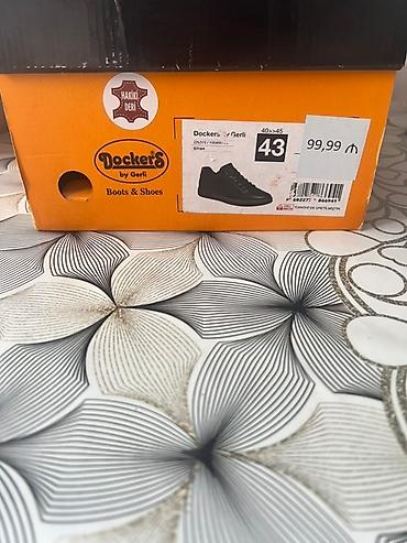 boot: Məhsul: Dockers by Gerli kişi krossovkası - Rəng: qara - Model — 5