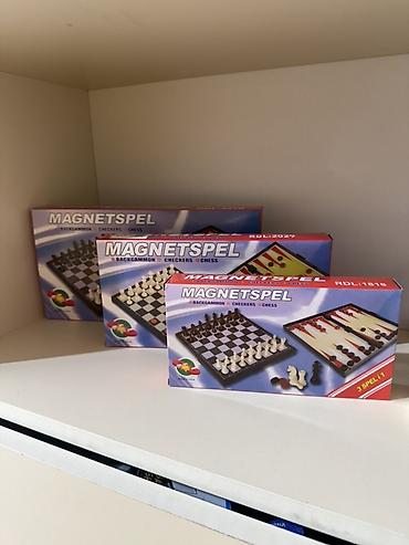 chess: Məhsul: Maqnitli stolüstü oyun dəstləri Seçim 1 – MAGNETSPEL 3-in-1 — 1