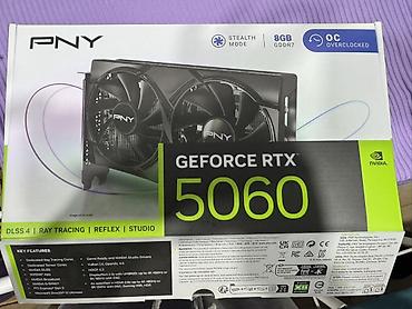 ufc ps5: PNY GeForce RTX 5060 OC, 8 ГБ GDDR7 - Серия GeForce RTX 50, модель — 3
