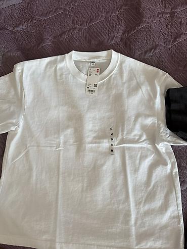 Футболки: Футболка UNIQLO Boxy Cropped T‑Shirt Оригинал с Японии - Модель: Boxy — 2