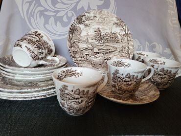 Kuhinjski setovi: Set Ironstone Staffordshire Engleska.70te. Set je nov,zadnje slike na lalafo.rs — 19 Kuhinjski setovi: Set Ironstone Staffordshire Engleska.70te. Set je nov,zadnje slike — 19