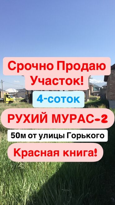 земельный участок рухий мурас: 4 соток, Для бизнеса, Красная книга