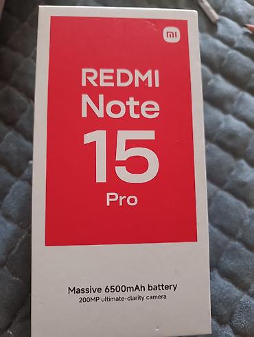 14 qiymeti: Xiaomi Redmi Note 15 Pro - Güclü 6500 mAh batareya – uzun istifadə — 1
