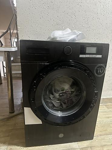 beko televizorlar: Beko önyükləməli paltaryuyan maşın – qara rəng, geniş LED displeyli — 1