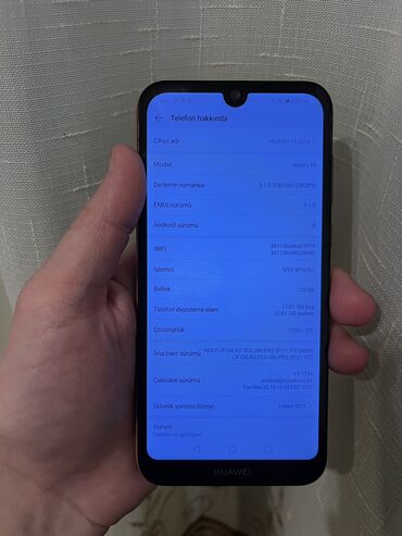 Huawei: Huawei Y5, 32 GB, rəng - Qızılı, Barmaq izi, Face ID, İki sim kartlı