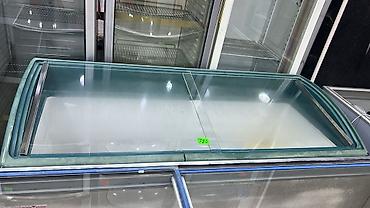 Mağaza/market üçün şüşə vitrinli dondurucu - Tip: üstdən sürüşən iki