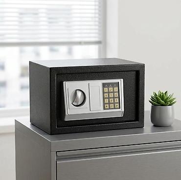 Seyflər: Elektron şifrəli metal seyf - Güclü polad konstruksiya, ev və ofis — 2