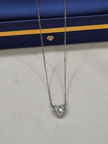 Серебряные колье: Серебряная Цепочка " Сердечка" Серебро 925 пробы Длина 45 -50см — 5