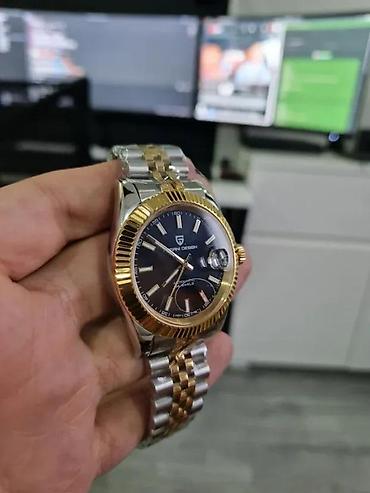 Ručni satovi: PAGANI DESIGN PD-1645 -42mm- Gold/Black- Rolex Datejust Potpuno nov — 3