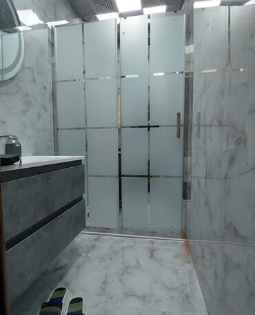 Duş kabinaları, arakəsmələr: Yeni Üstü açıq kabina, Düzbucaqlı, Pulsuz çatdırılma — 15