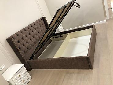 Двуспальные кровати: Двуспальная кровать, Новый, Каркас без матраса, длина - 200 см — 10