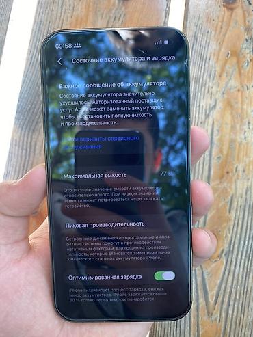 Apple iPhone: IPhone 13 Pro, Б/у, 256 ГБ, Alpine Green, 77 % — 11
