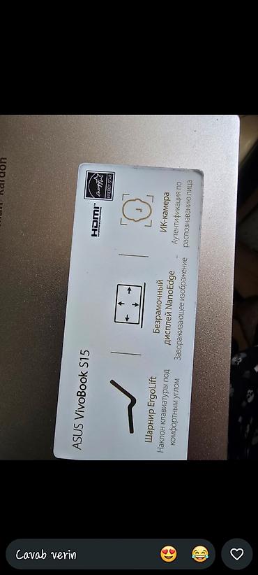 ASUS: ASUS VivoBook S15 X531FA — Texniki Parametrlər Marka / Model: ASUS — 3
