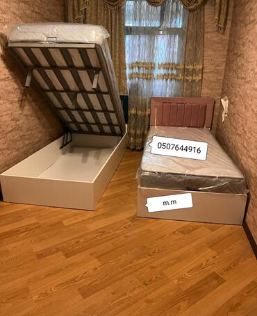 Çarpayılar: Yeni, Təknəfərlik çarpayı, Bazasız, Matras ilə, Siyirməsiz, Azərbaycan — 24