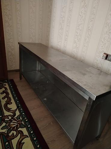 Оборудование для ресторанов, кафе: Paslanmayan poladdan (inox) iş masası/stellaj - Material: yüksək — 4