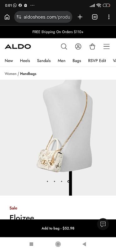 Зоотовары: Aldo qadın çantaları – 2 model 1) Aldo satən clutch - Rəng: tünd — 3