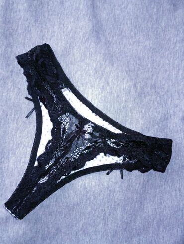 Трусики: Трусики, Стринги, С кружевом, Атлас, Италия — 4