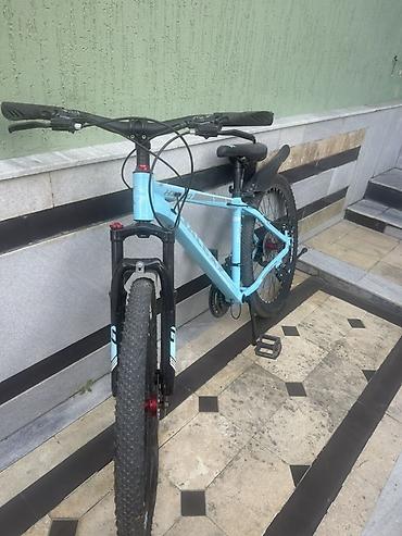 Горные велосипеды: Горный велосипед Galaxy (серия H/Hardtail), цвет голубой. - Рама — 5