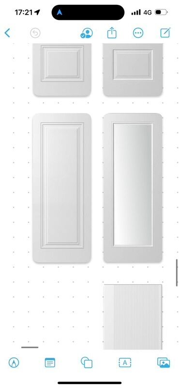 ручки на кухонную мебель: Фасад для мебели, Другой материал