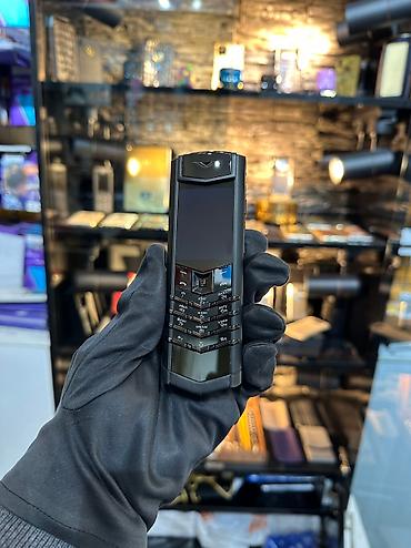 təzə telfon: Vertu Signature PureBlack Teze Kimidi…Qutusu Kabrosu Aksesuari Var — 2