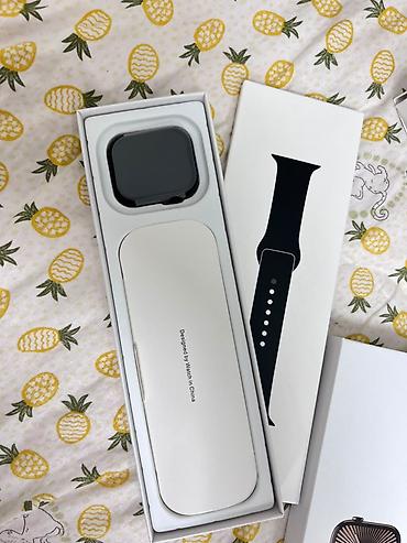 aplle watch 9: Смарт-часы в стиле Apple Watch, в коробке с ремешком. Квадратный — 1