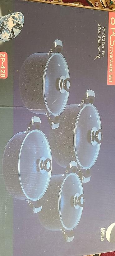 Набор кастрюль Zeptef 8 PCS Cookware Set Состав набора: - Кастрюля 20